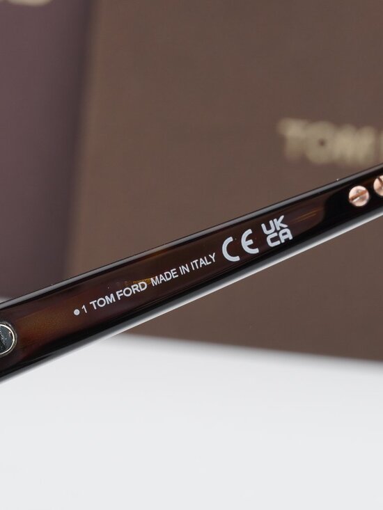Tom Ford Lucia FT1087 52H Cat Eye Sunglasses – Havana / Brown main image 5